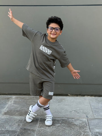Jakar Cotton Set - T-shirt & Short - Army
