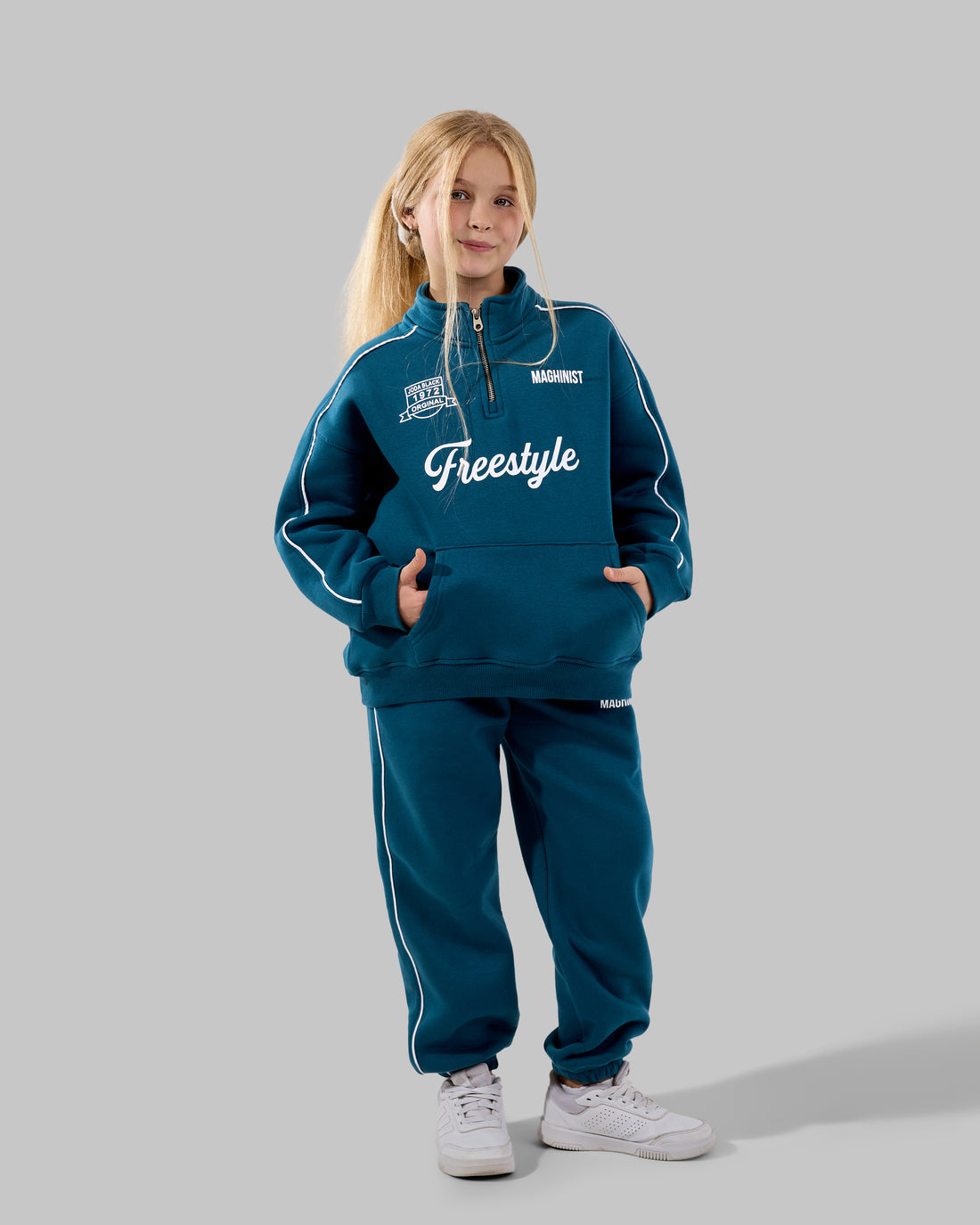 Free Style melton Set - Navu blue