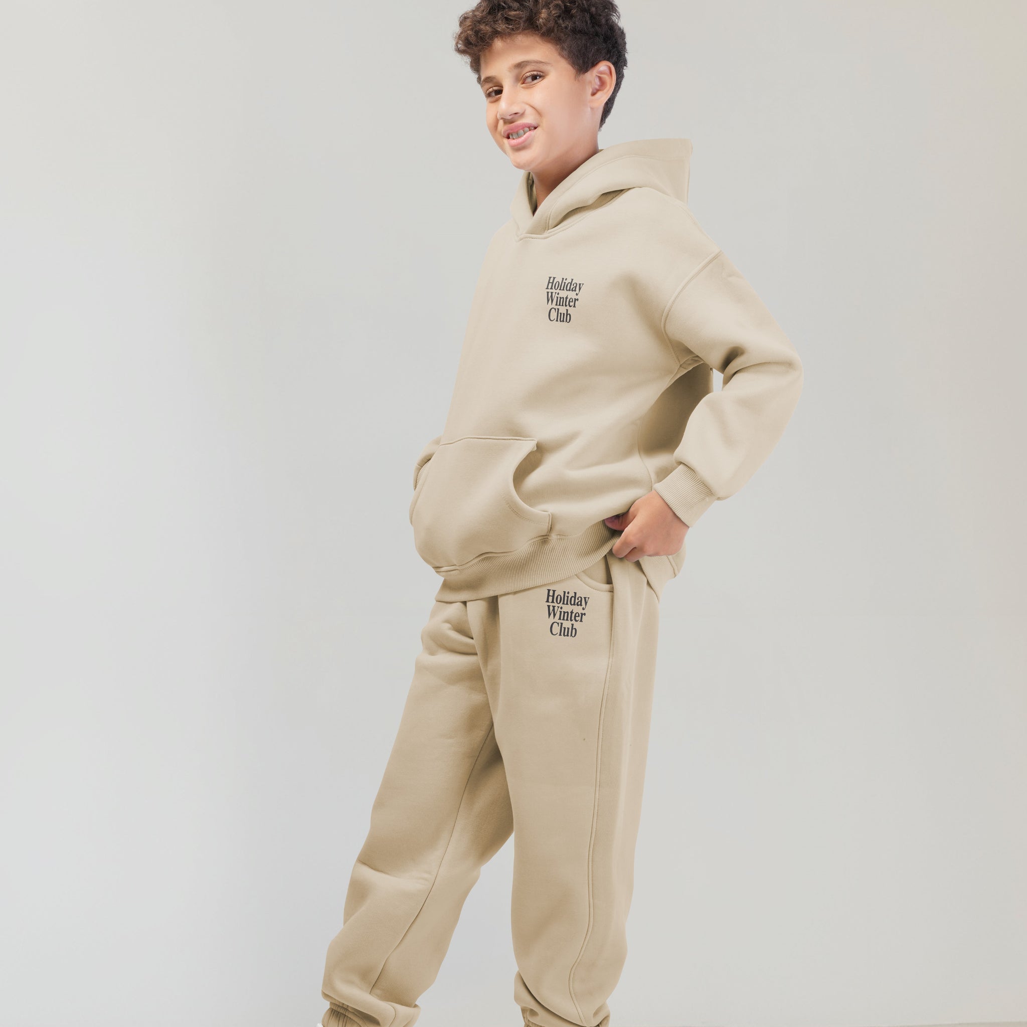 Holiday melton Set - Beige