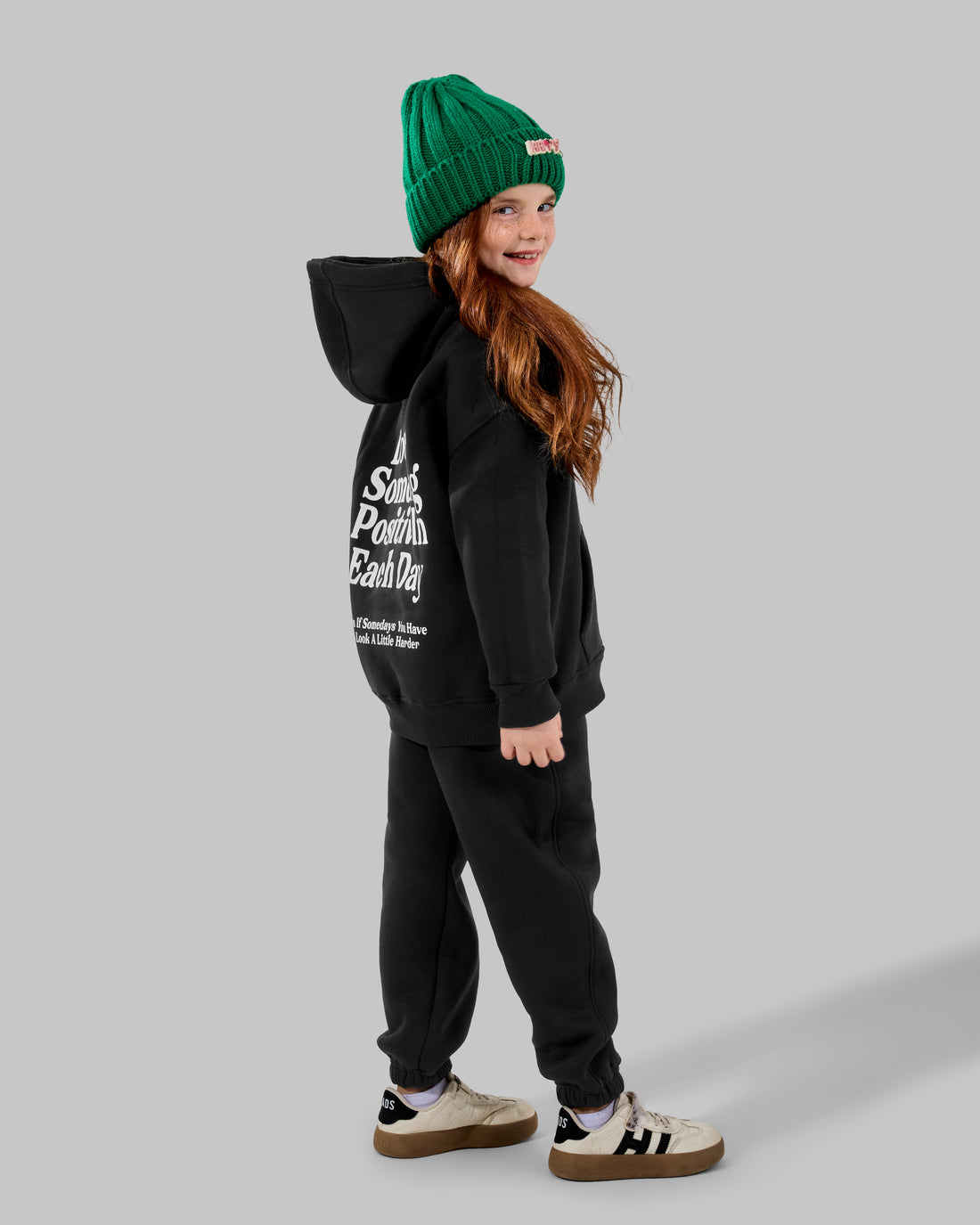 Looking melton Set - Black