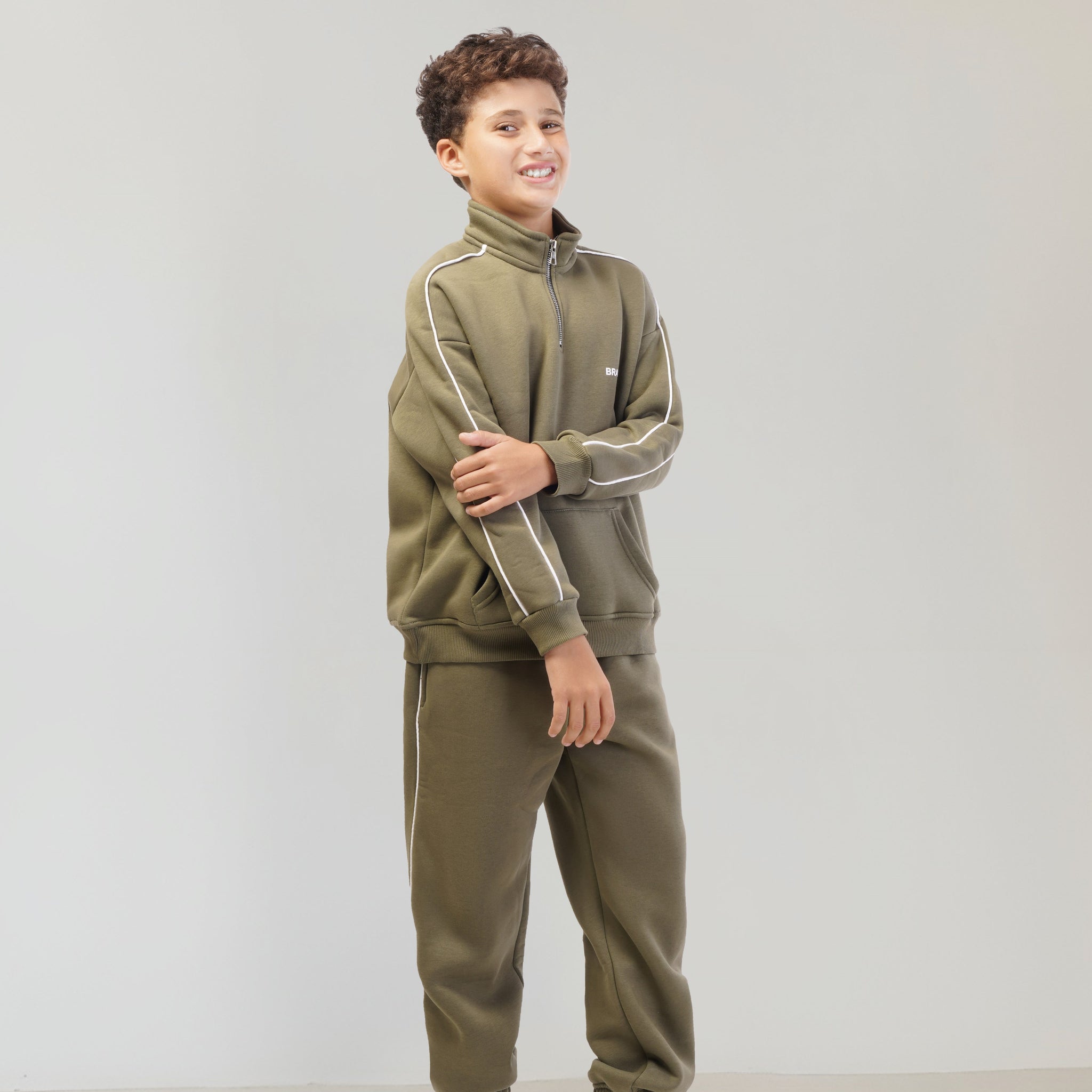 Brave melton Set - Olive Green