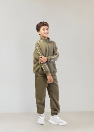 Brave melton Set - Olive Green
