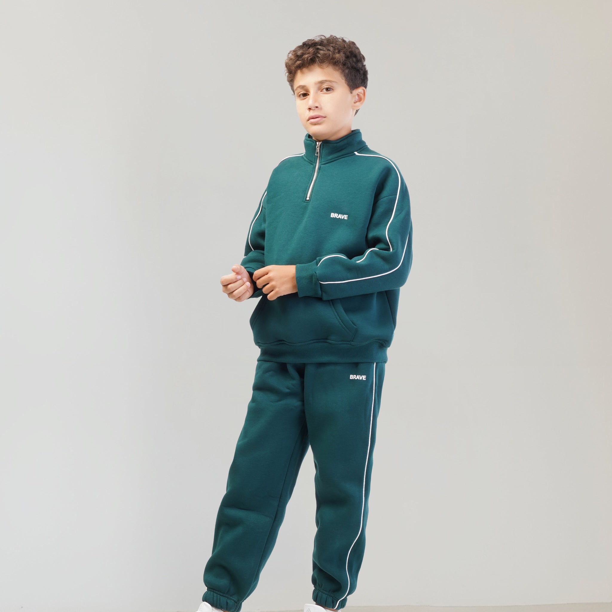 Brave melton Set - Teal Green