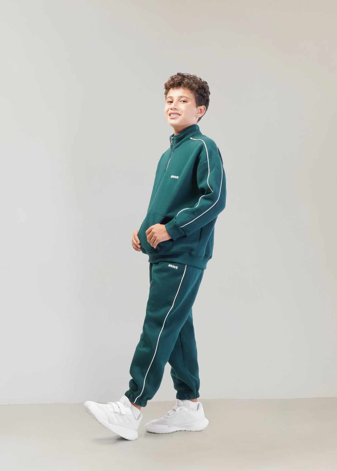 Brave melton Set - Teal Green