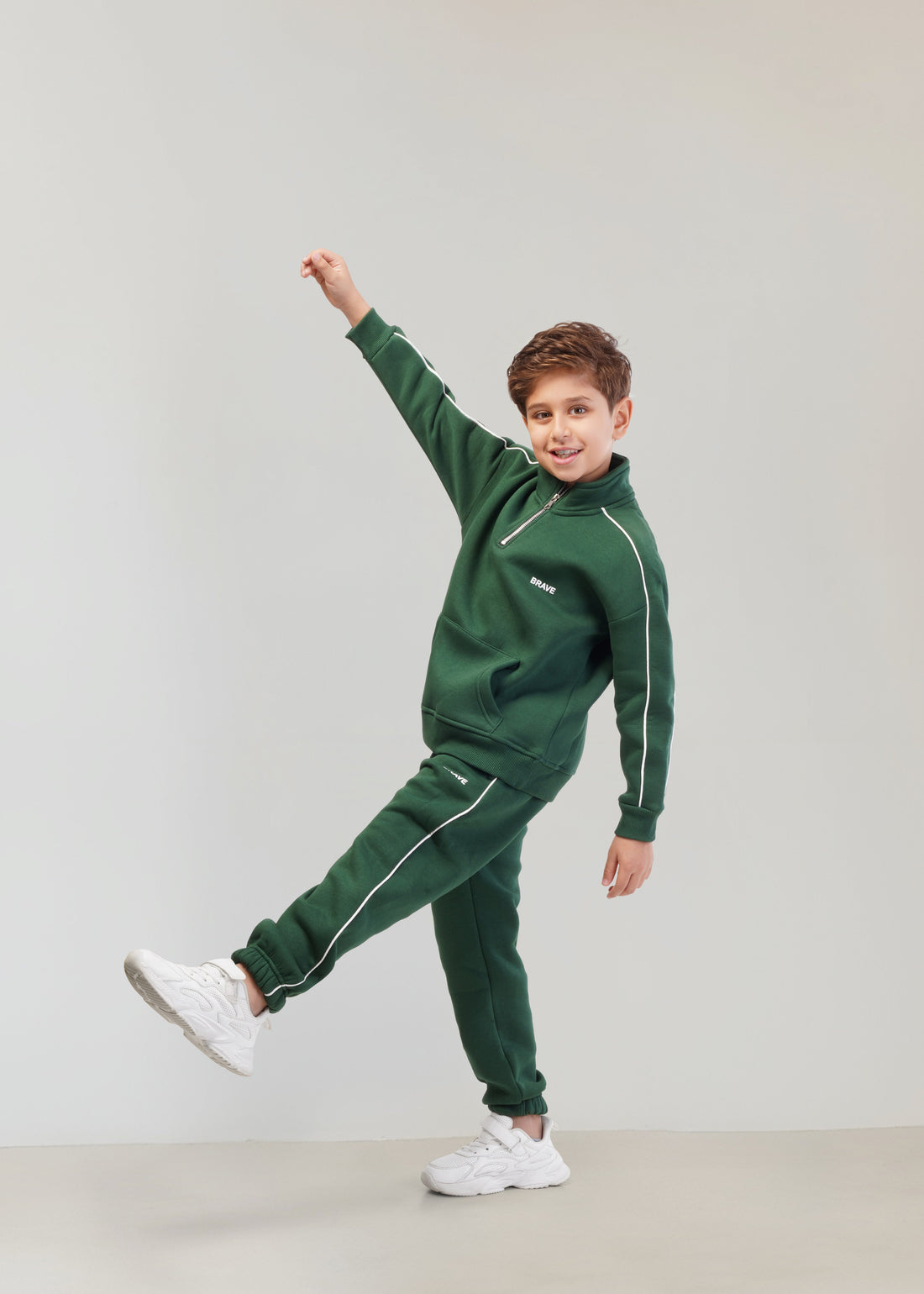 Brave melton Set - Forest Green