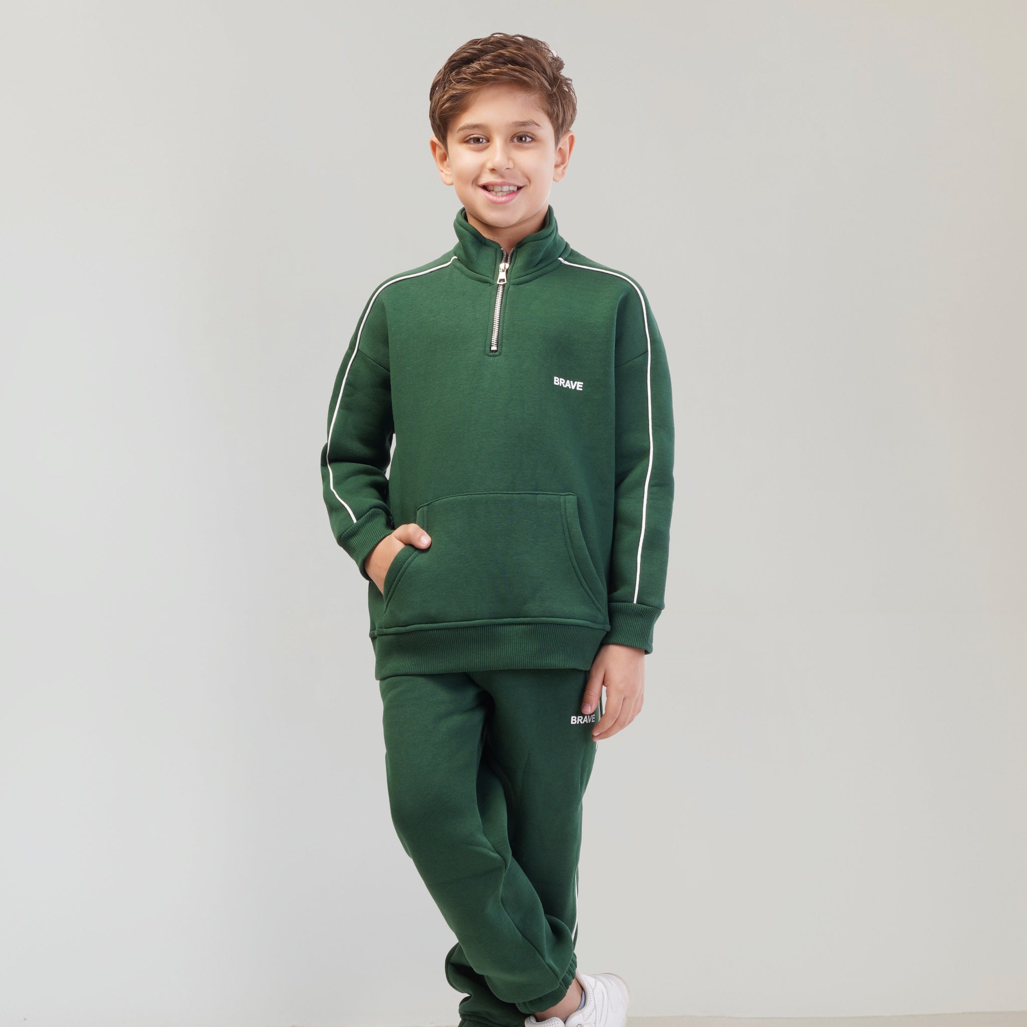 Brave melton Set - Forest Green