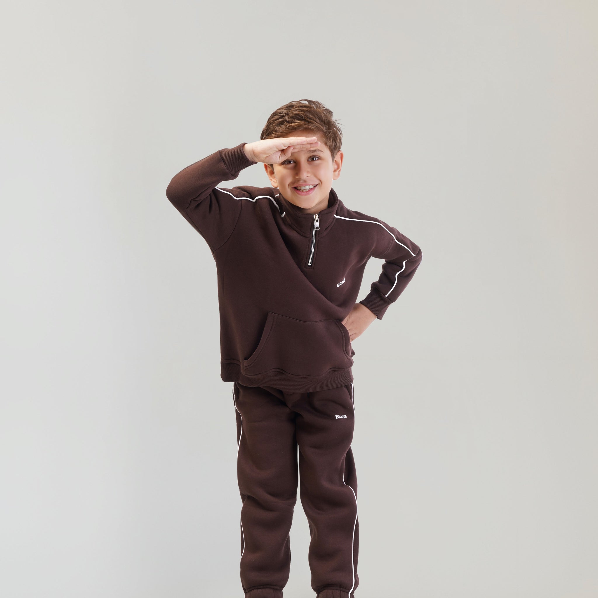 Brave melton Set - Brown