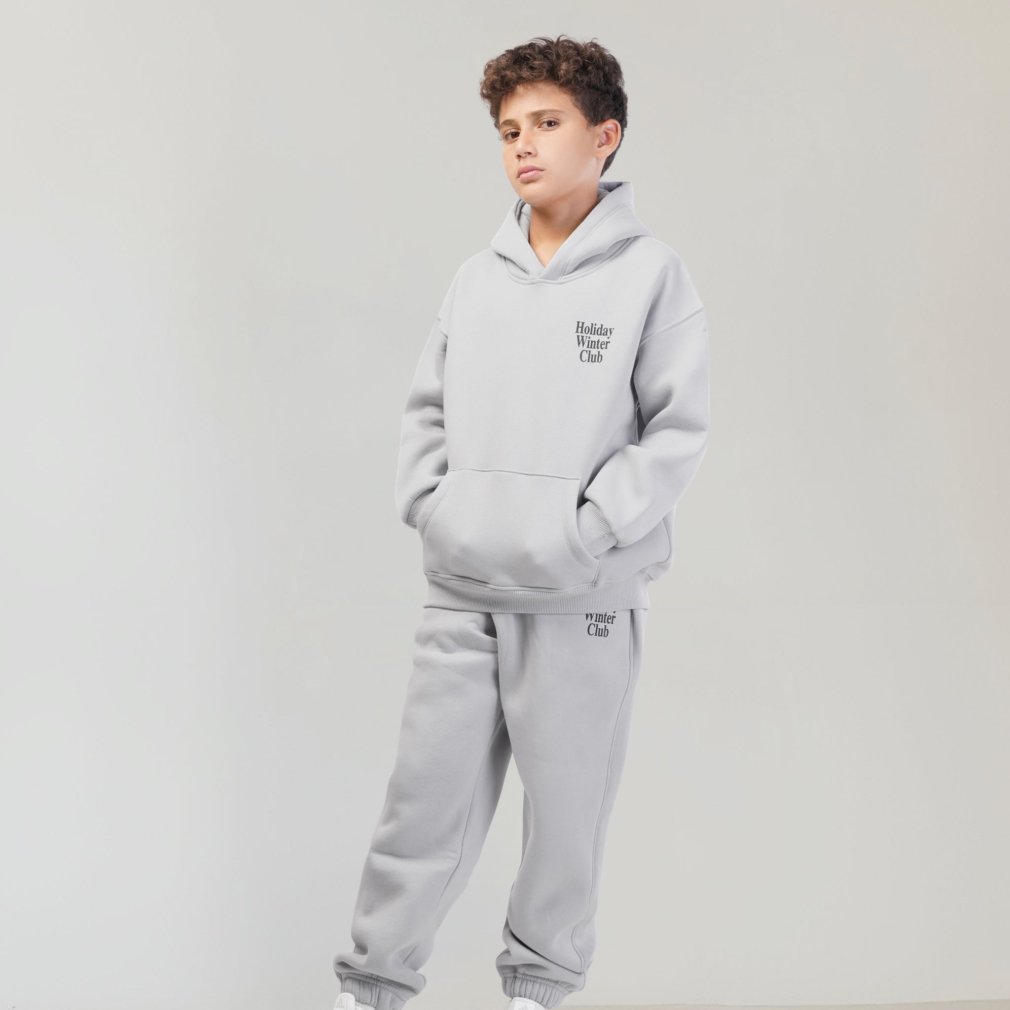 Holiday melton Set - Gray