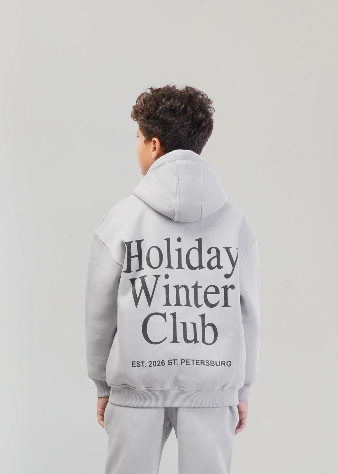 Holiday melton Set - Gray