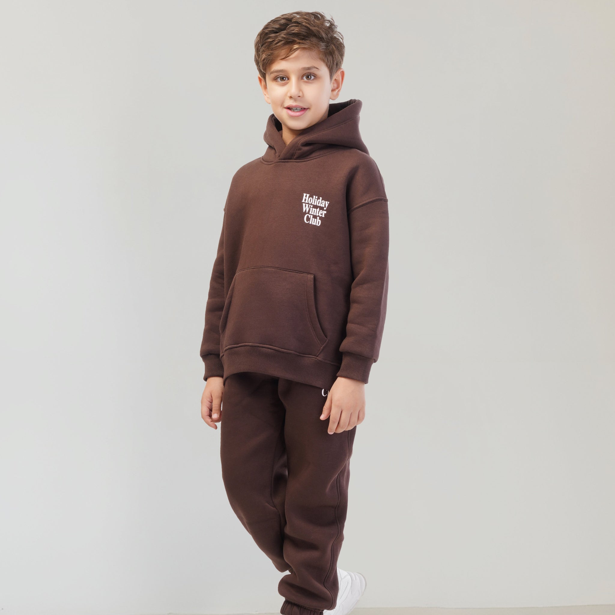 Holiday melton Set - Brown