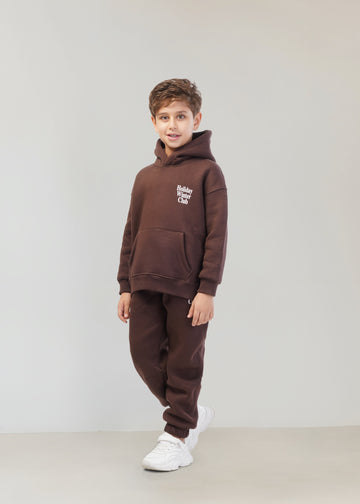 Holiday melton Set - Brown