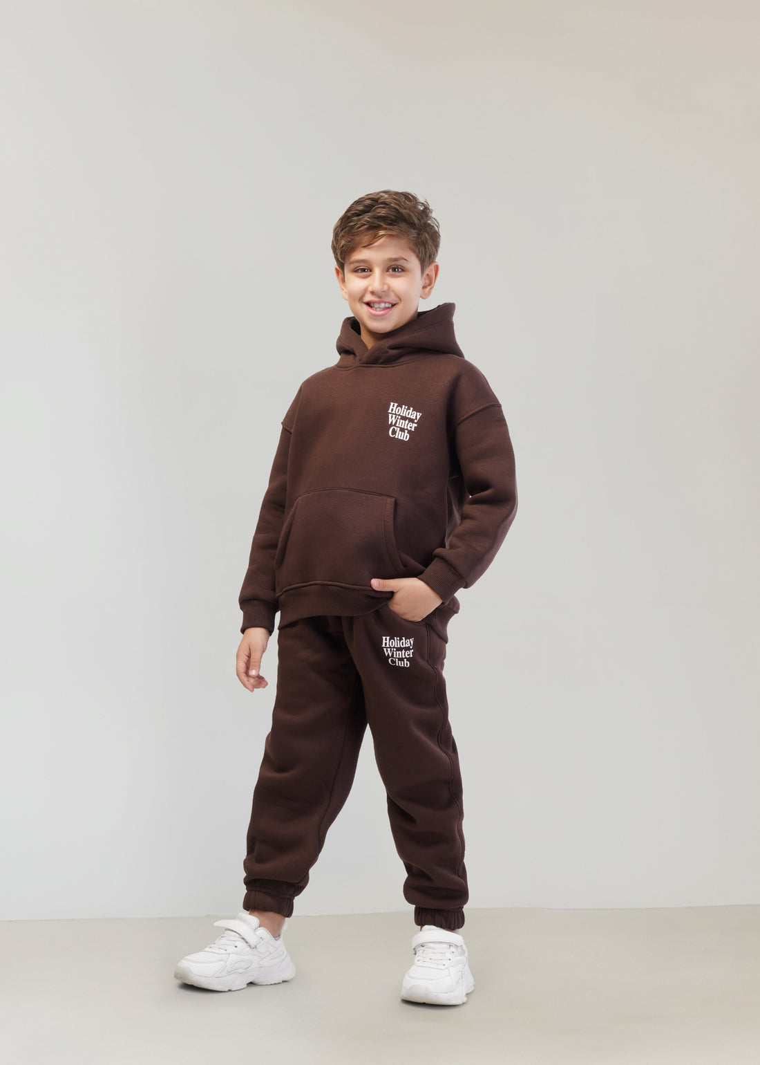 Holiday melton Set - Brown