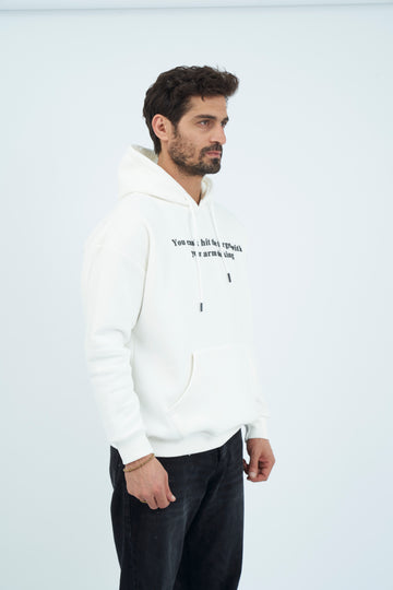 Oversize Printed Hoodie Sweatshirt