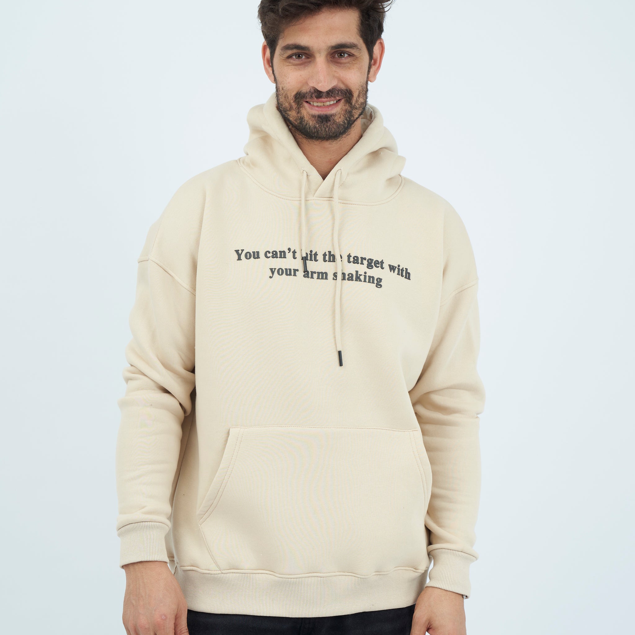 Oversize Printed Hoodie Sweatshirt