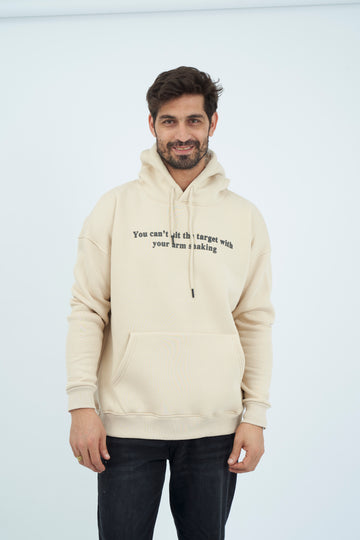 Oversize Printed Hoodie Sweatshirt