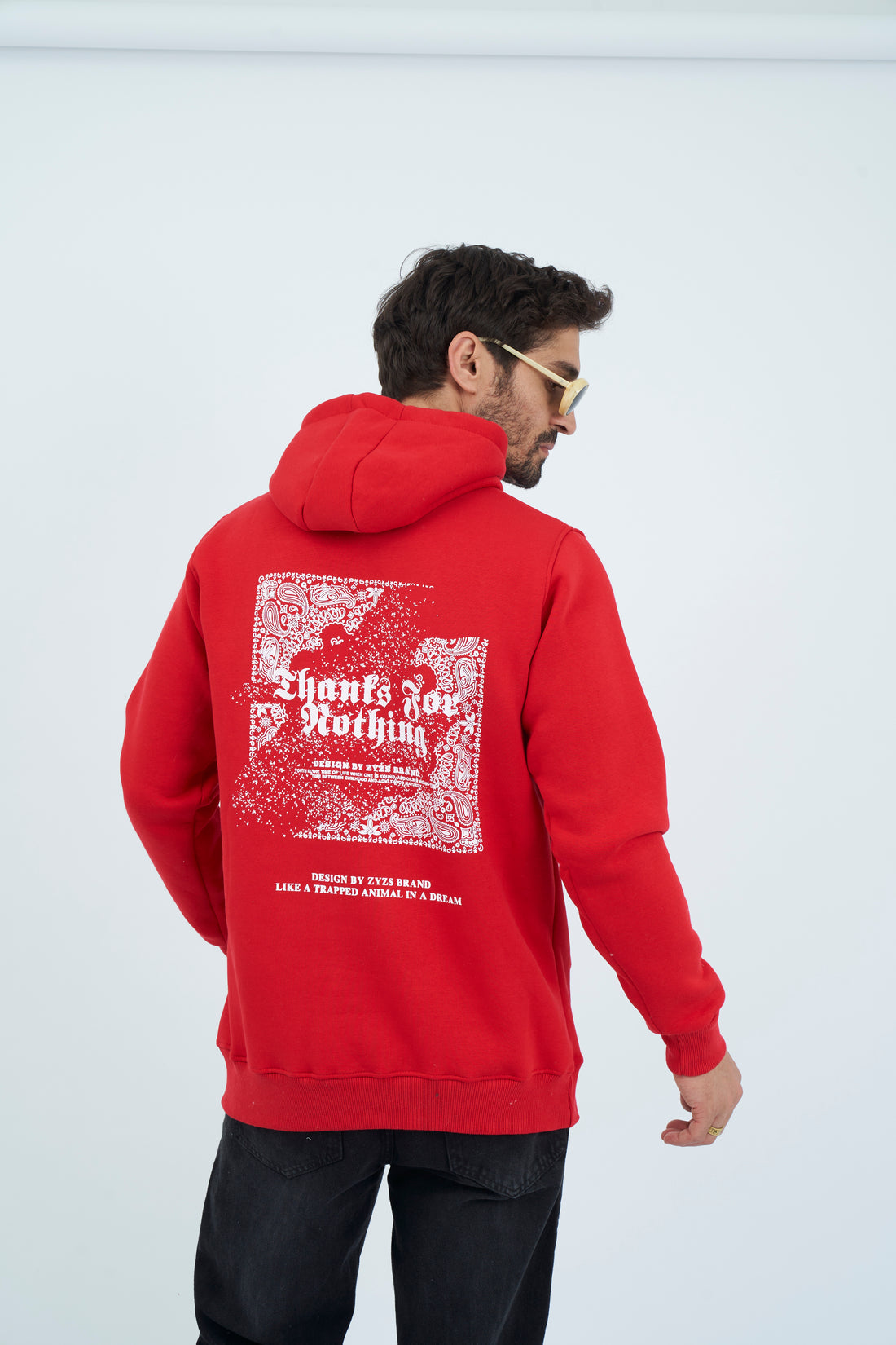 Printed Hoodie Sweatshirt