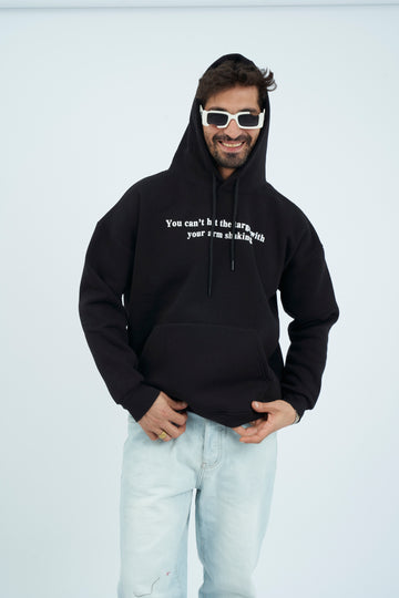 Oversize Printed Hoodie Sweatshirt