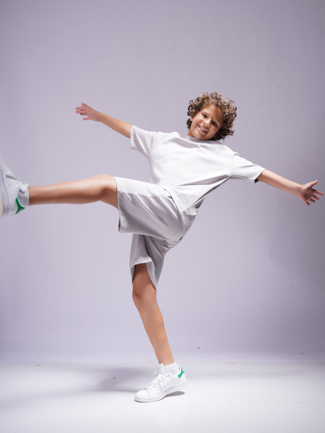 Boys 2 Piece Set - T-shirt & Short - Grey