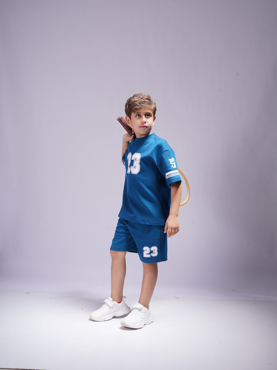 Number 23 Cotton Set - T-shirt & Short - Navy Blue