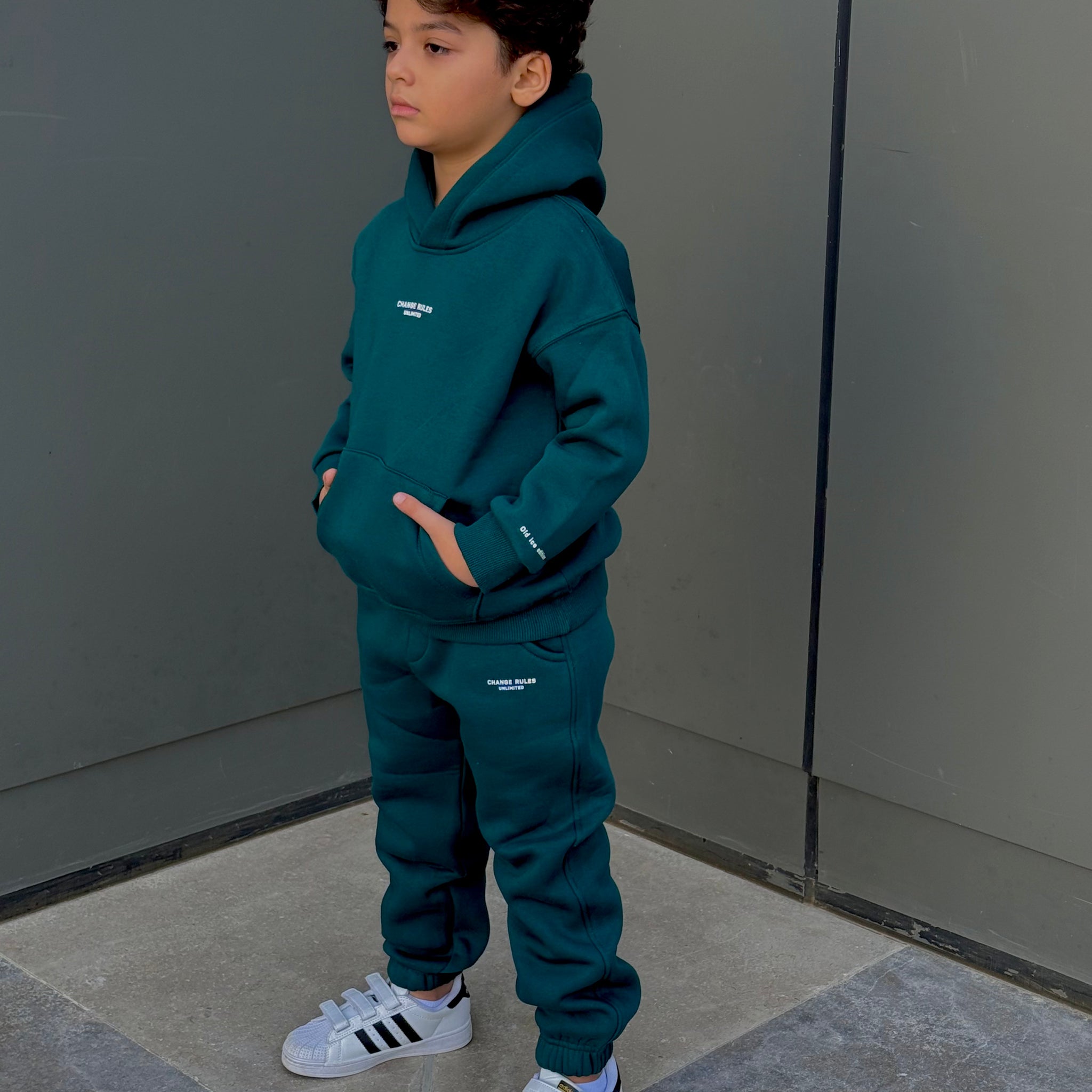 Unlimited Melton Set - Teal Green