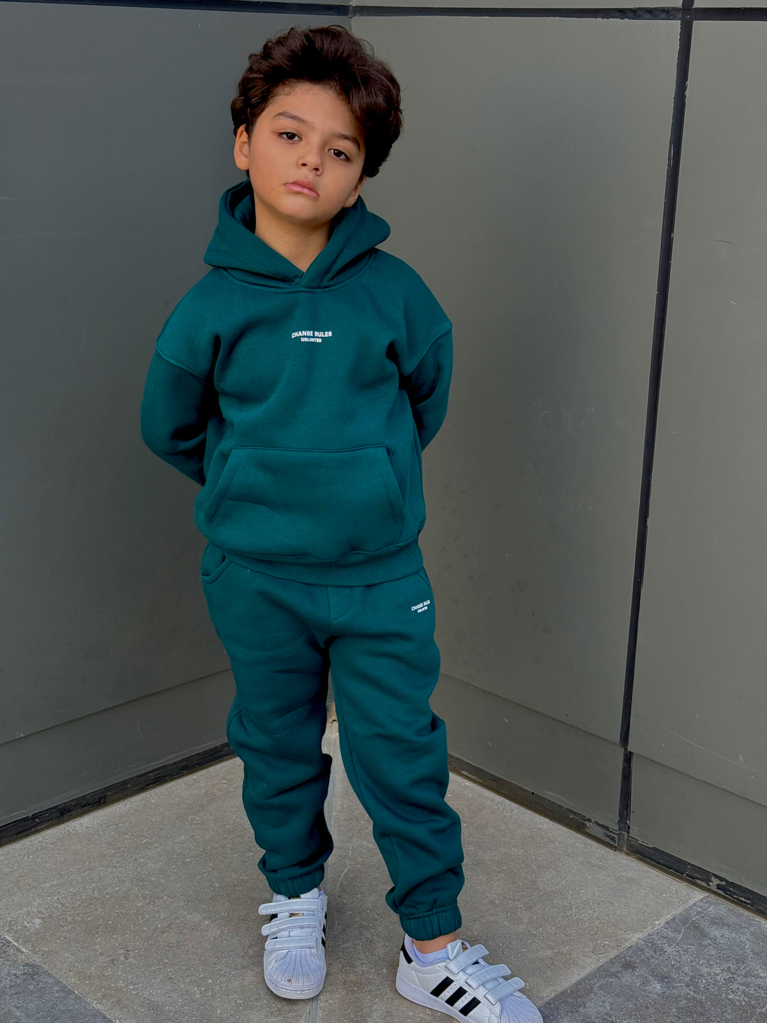 Unlimited Melton Set - Teal Green