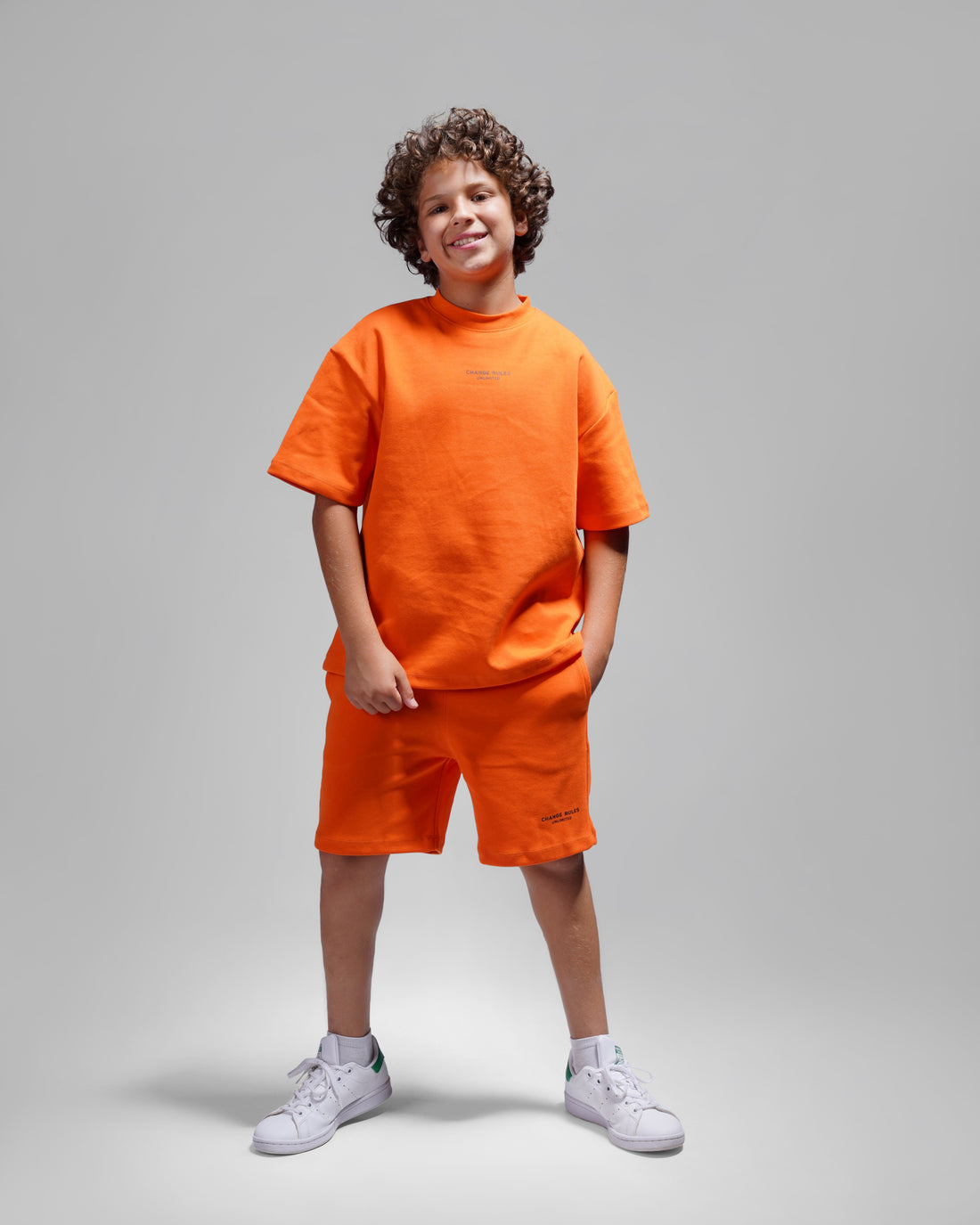 Limited Cotton Set - T-shirt & Short - Orange