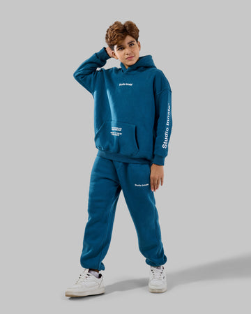 Studio  melton Set - Navy blue
