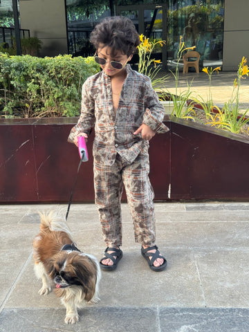 Boys 2 Piece Set - Shirt & Pants - B4
