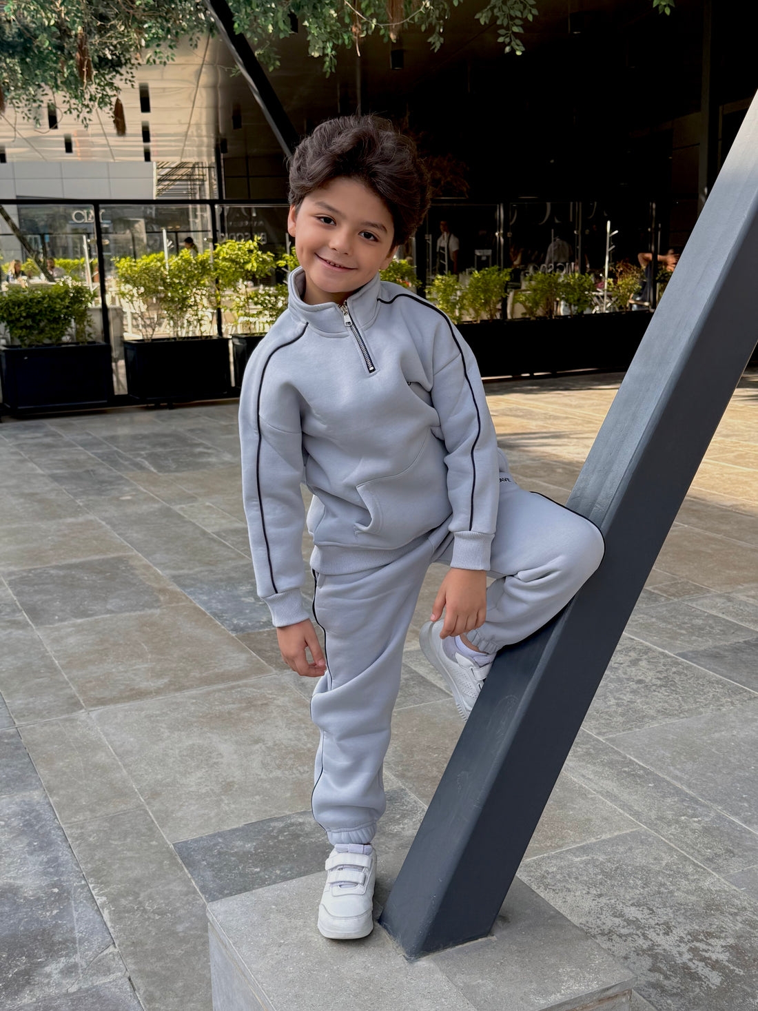 Brave melton Set - Gray